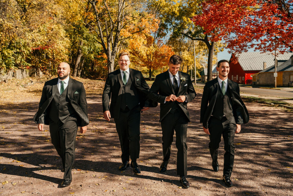 Fun groomsmen portrait